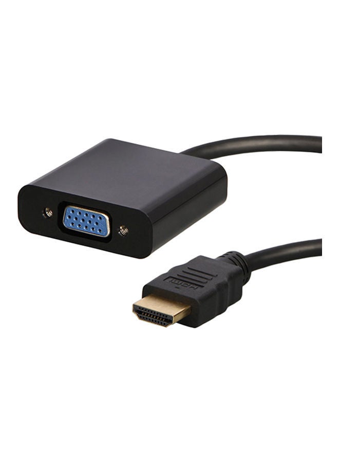 NIBEMINENT HDMI To VGA Video Convertible Adapter For Laptop/DVD Black - Image 3