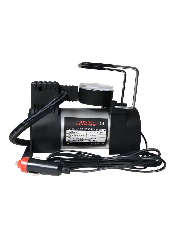 Generic Portable Car Tire Inflator & Compressor with Digital Gauge, Tire Repair Tool Kit & Tool Box for Cars, Trucks, Motorcycles, Bicycles.  - Image 2