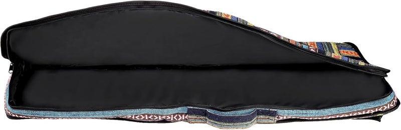 Tosnail Mini Strat Gig Bag with 10mm Padding, Shoulder Strap and Carry Handle, Vintage Electric Guitar Storage Case Bag - Bohemian Style - Image 5