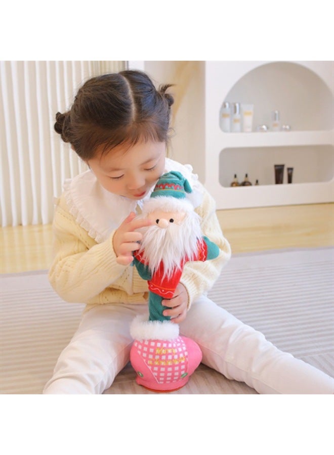 Skeleton Twist Dance Cactus Singing Recording Learning Tongue Children Electric Toy-Color:Bat Style-Height:Electric Battery - Image 5