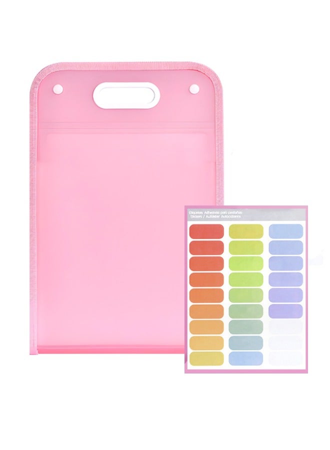 Large-Capacity File Folder, Multi-Layer Document Folder, Expandable Document Organizer, Suitable For Organizing Important Items Such As Documents, Certificates, Contracts - Image 1