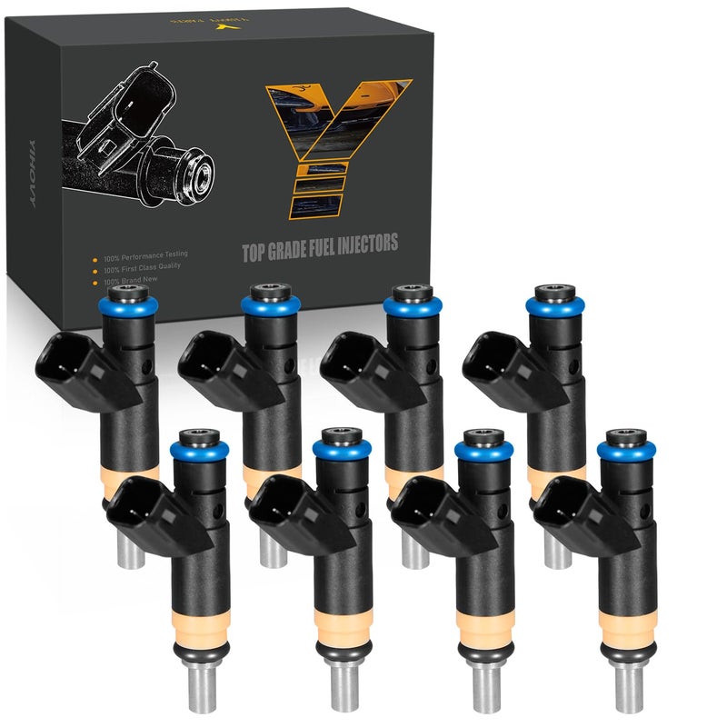 YIHOVY Upgraded Fuel Injectors 05037479AA fit for Jeep Grand Cherokee Commander fit for Dodge Charger Challenger Durango Magnum Ram fit for Chrysler 300 fit for Ram 1500 2500 57L 61L 8 - Image 2
