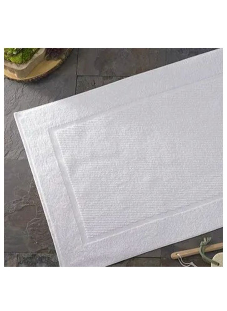 Iris White Premium Plain Bath Mat(50x80Cm-Set of 1) Cotton, Highly Absorbent and Ultrasoft Quick Dry Bath Linen -1000GSM - pzsku/Z42825CDF12B45ED13E68Z/45/_/1695290649/96298f3c-f1c1-4bbd-b278-d070d3bb4767