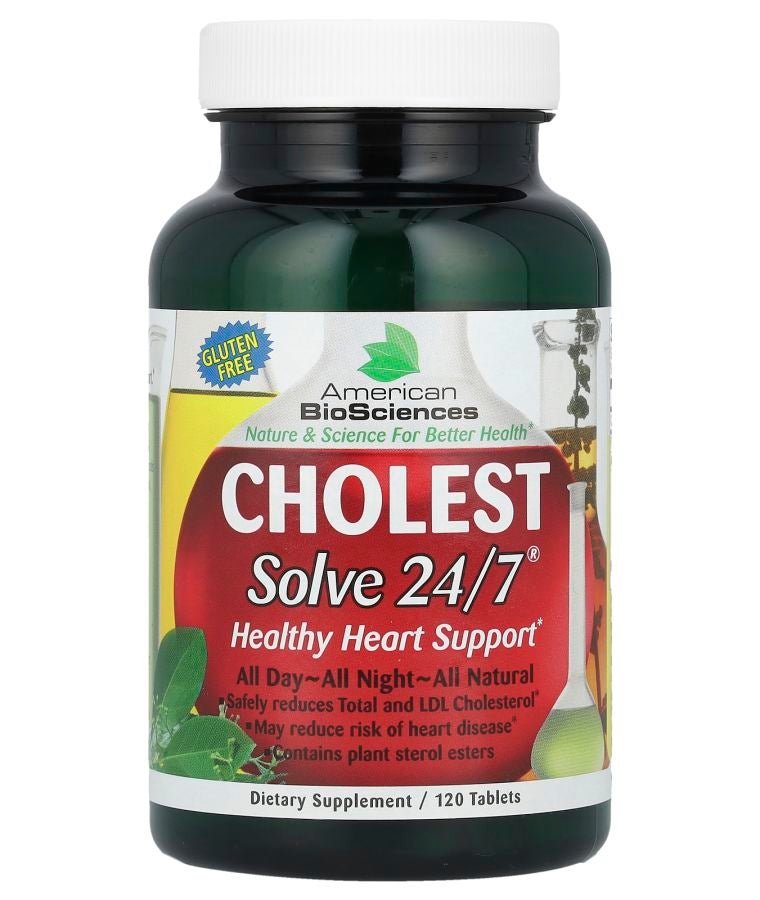 American BioSciences CHOLESTSolve 24/7® 120 Tablets