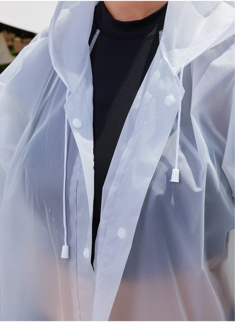 ماركة غير محددة 2 PCS Sport Sport Outdoor Travel مقاومة للماء مقنعين إيفا الرباط معطف واق من المطر المنتظم  - Image 5