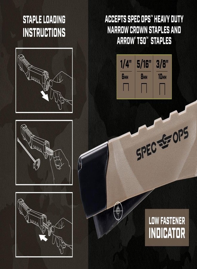 سبيكس-اوبس دباسة مطرقة شديدة التحمل من Spec Ops Tools، دبابيس مقاس 1/4 بوصة، 5/16 بوصة أو 3/8 بوصة، غطاء معدني، 3% من المبلغ يُتبرع به للمحاربين القدامى - Image 3