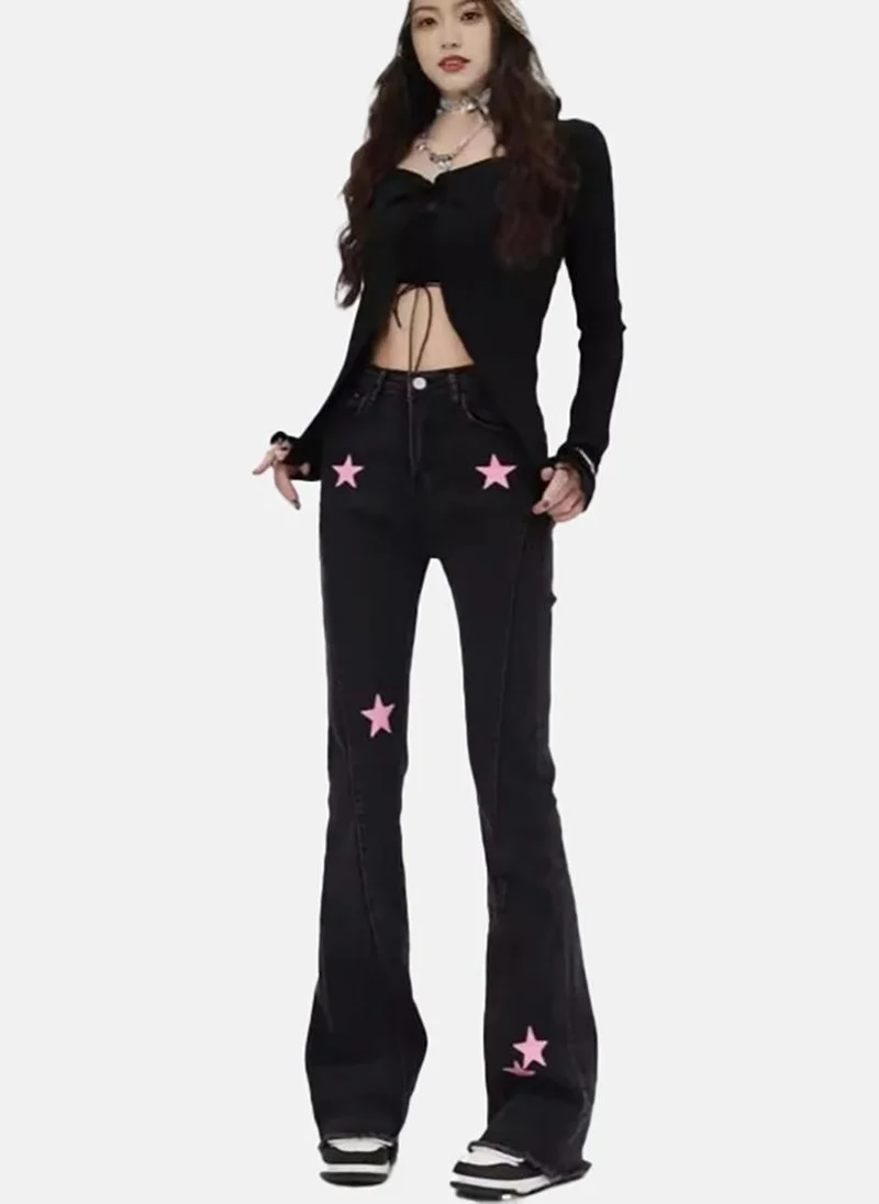 يونيكي Black Embellished Mid Rise Skinny Fit Skinny Jeans