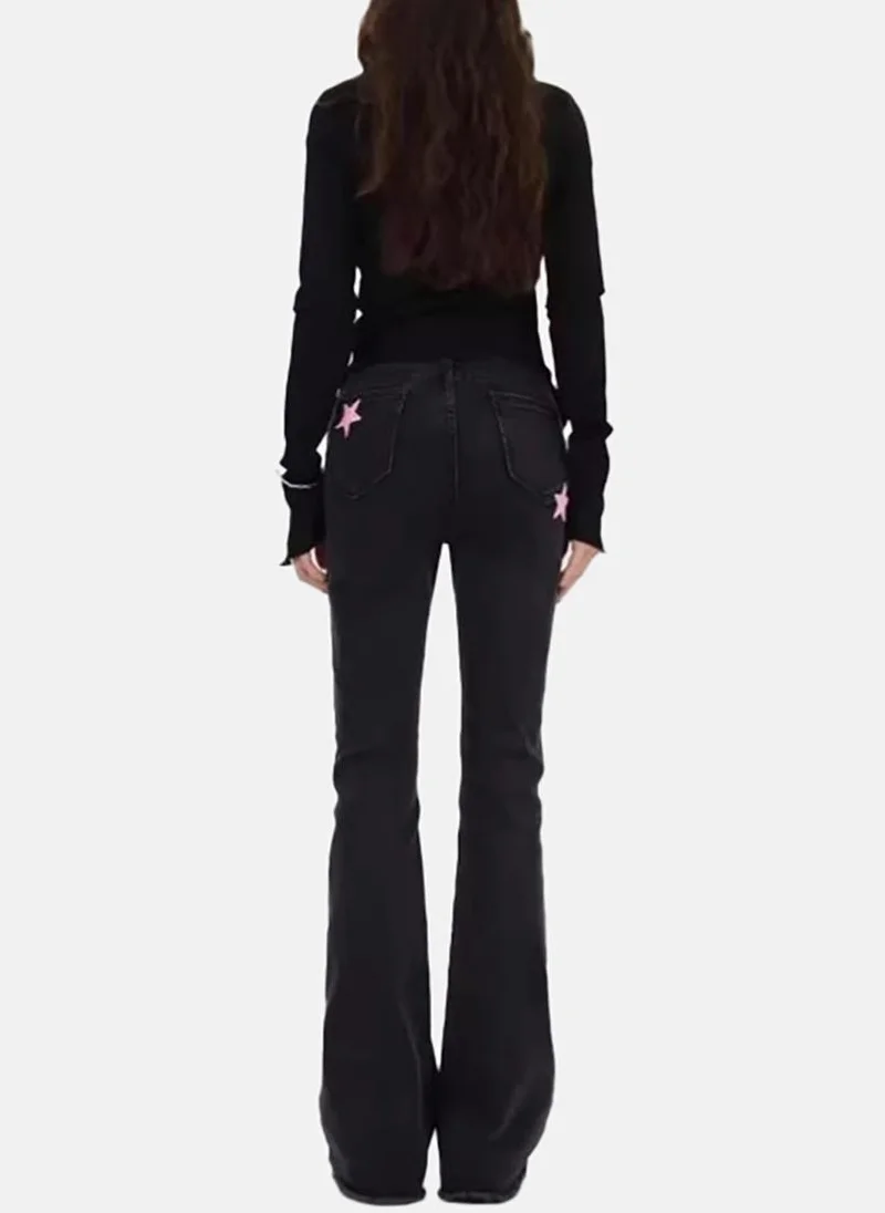 يونيكي Black Embellished Mid Rise Skinny Fit Skinny Jeans