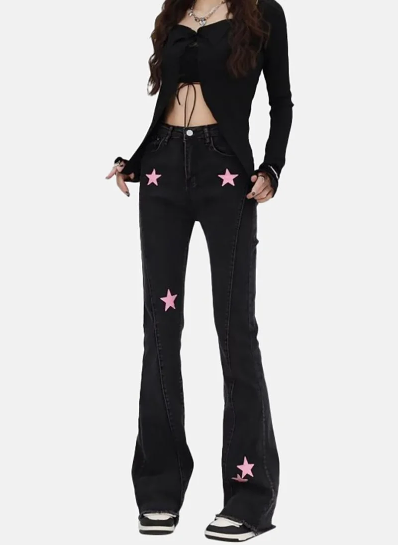 يونيكي Black Embellished Mid Rise Skinny Fit Skinny Jeans