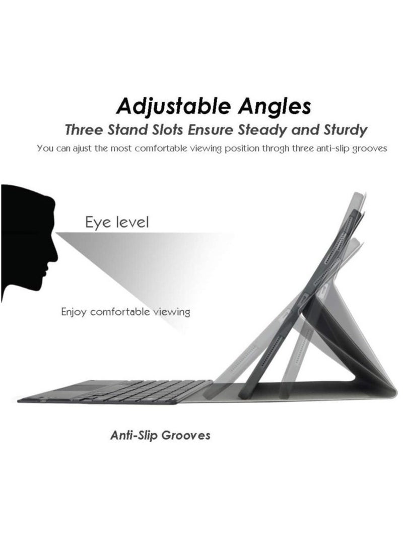 JAJEEK iPad Keyboard Case for iPad Pro 11 2018/2020/2021 iPad Cover with Keyboard Built-in Touchpad & Pencil Holder (for iPad 11", Black) - Image 4