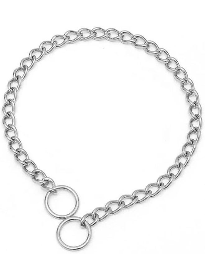 silver dog chain