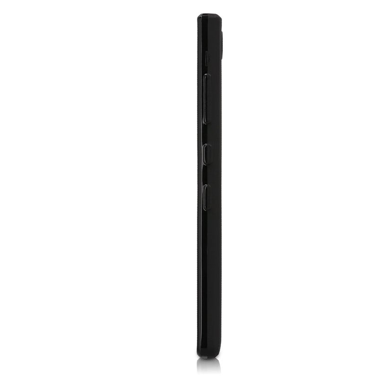 kwmobile Case Compatible with BlackBerry KEYtwo (Key2) Case - Soft Slim Protective TPU Silicone Cover - Black Matte - Image 4