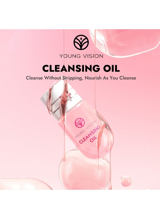 YOUNG VISION Cleansing Oil Portable 2ml Capsule for Travel & Business Trips, 2-in-1 Cleanse & Hydrate, Rose Scent Makeup Remover, Gentle Skincare for All Skin Types (10 pcs) - Image 2