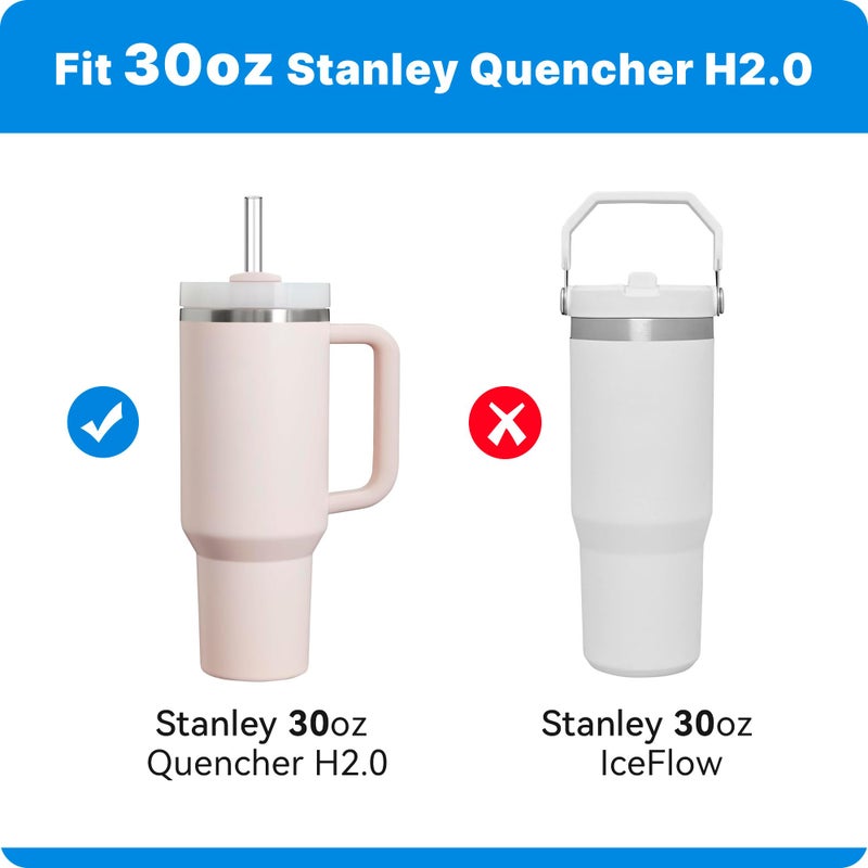 Bluwing 30 oz Replacement Lid for Stanley Cup, Replacement Lid for 30oz Stanley Quencher H2.0 FlowState Tumber, Reusable Dustproof Tumblers Cover(1 Pack) - Image 5