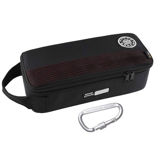 RE ROUGH ENOUGH Rough Enough Small Tool Bag Pouch Portable Tool Box EDC Organizer with Handle, 12 Inch, Cordura, Padded Water Resistant Base, Black - Image 1