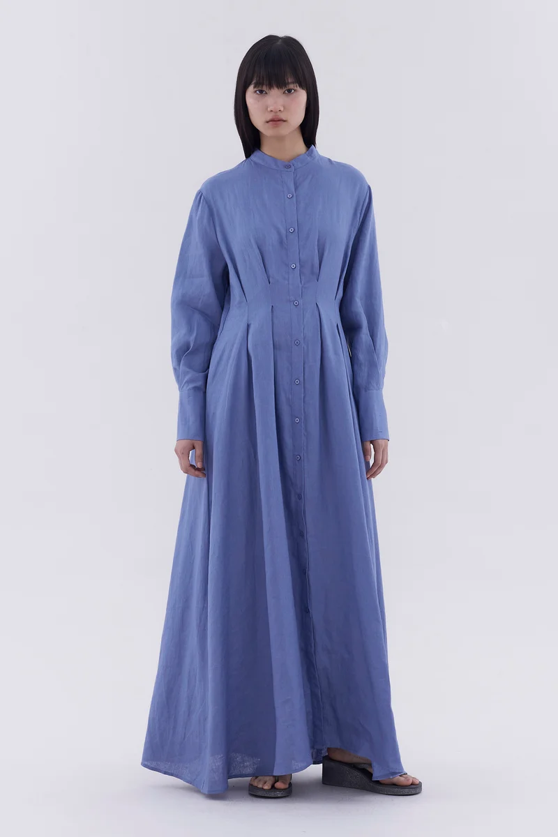 ذا اديتورز ماركت Nolaine Tuck Seam Dress