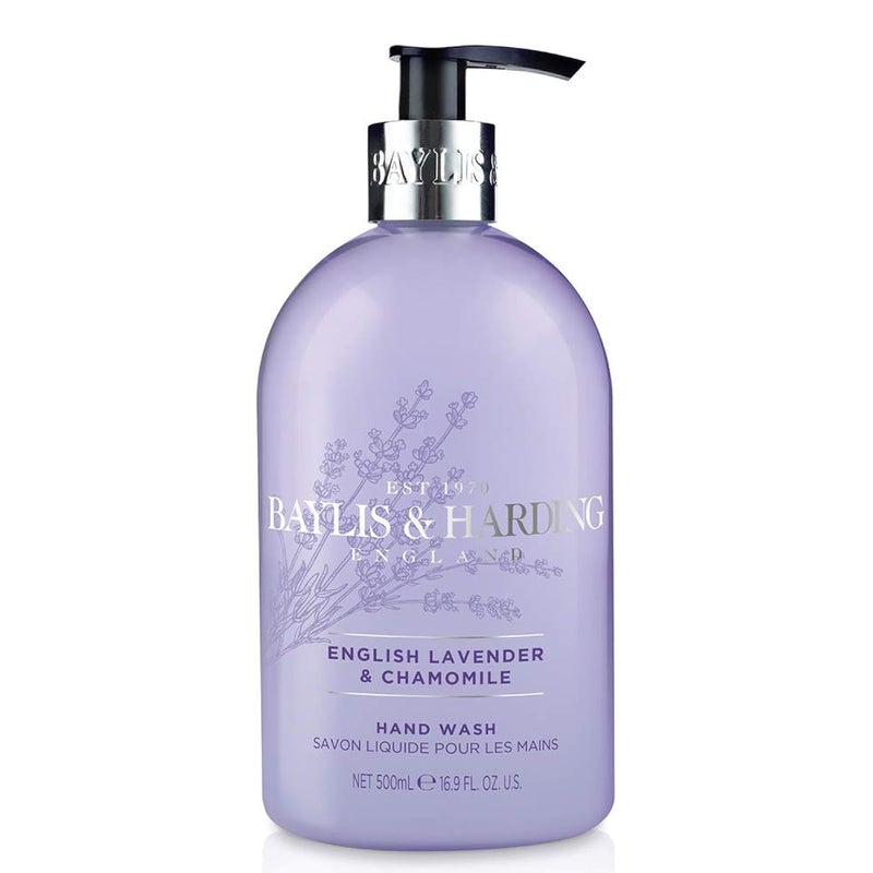 Baylis & Harding غسول يد فاخر من بايليس هاردينغ بخلاصة اللافندر الإنجليزية والبابونج مع مرطبات مضافة 500 مل خالي من البارابين - Image 1