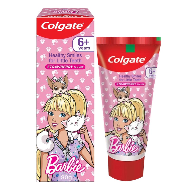 Colgate معجون أسنان كولجيت للأطفال باربي - 80 جرام - Image 1