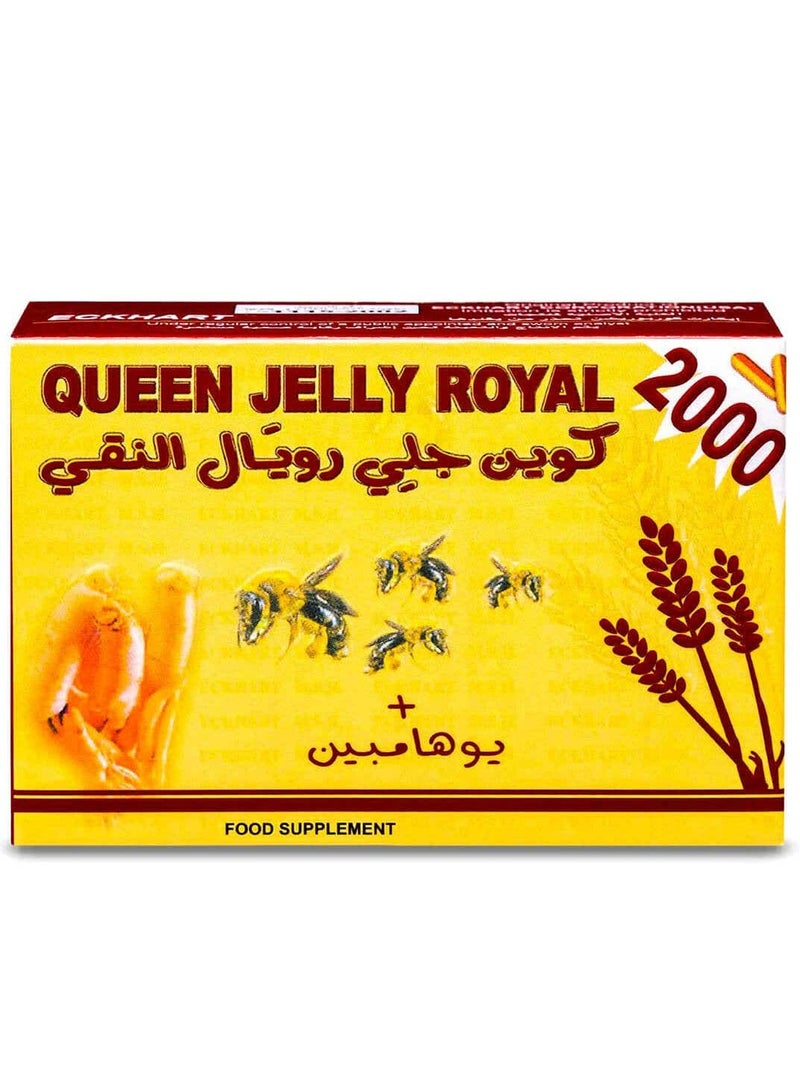 ECKHART Queen Jelly Royal 2000 + Yohimbine 30 Capsules - Image 1
