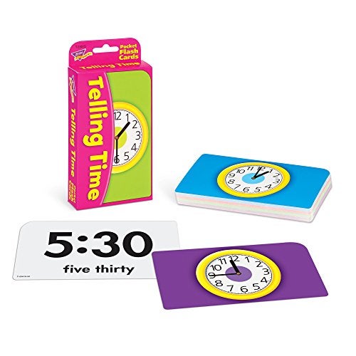 Trend Enterprises Telling Time Pocket Flash Cards - Image 3