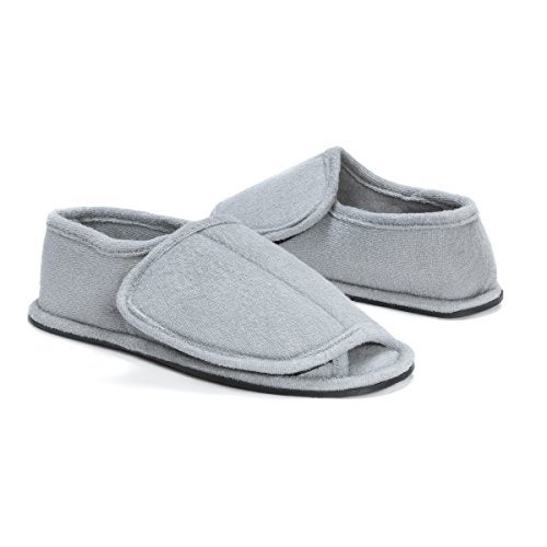MUK LUKS® Men's Velcro Open Toe Slippers - Image 3