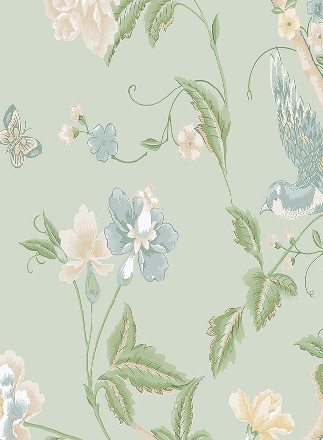 Laura Ashley Summer Palace Eau de Nil Wallpaper - Image 1