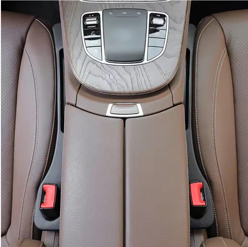 AutoBizarre 2 in 1 Car Gap Cushion Center Console Gap Filler Seat Pad Seat Side Cushion Organizer with Mobile Holder - Set of 2 pcs - Image 5