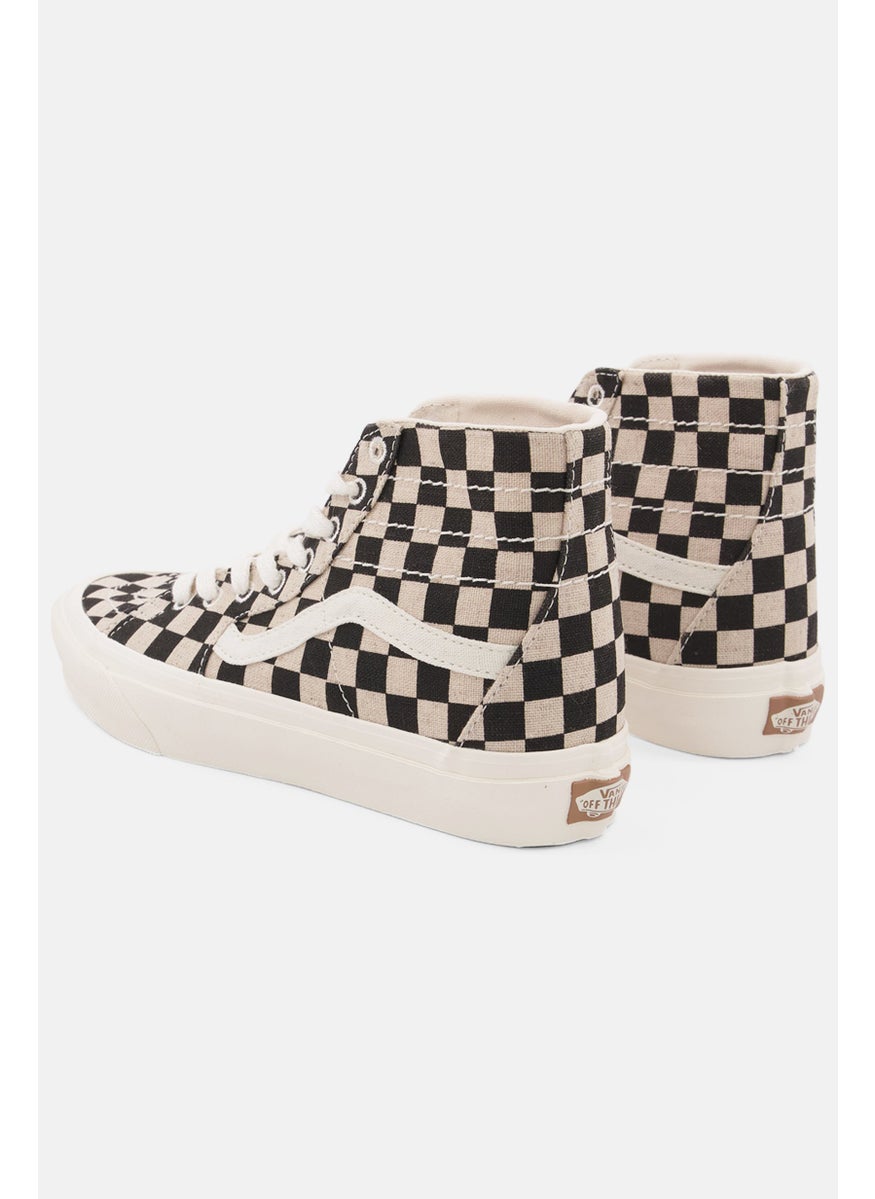 VANS - Women Sk8-Hi Tapered High Cut Sports Shoes, Beige - Image 1