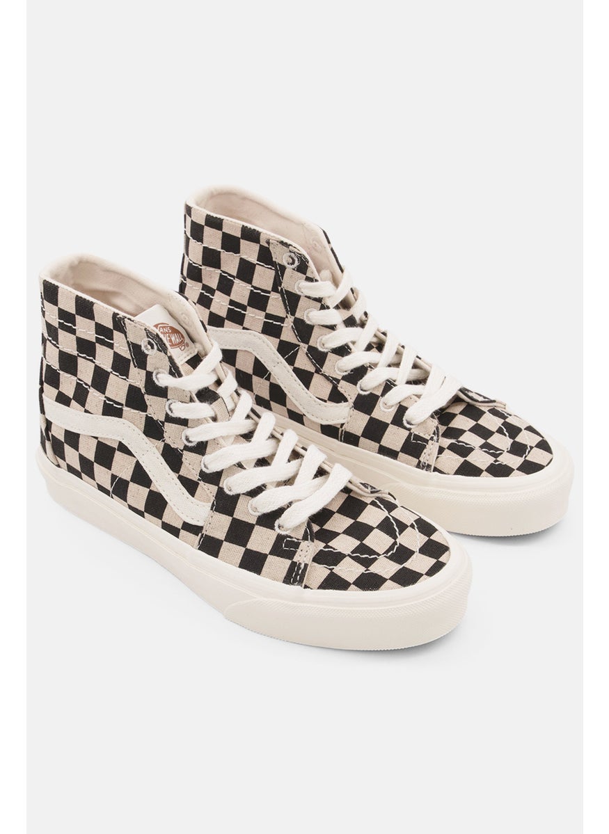 VANS - Women Sk8-Hi Tapered High Cut Sports Shoes, Beige - Image 1