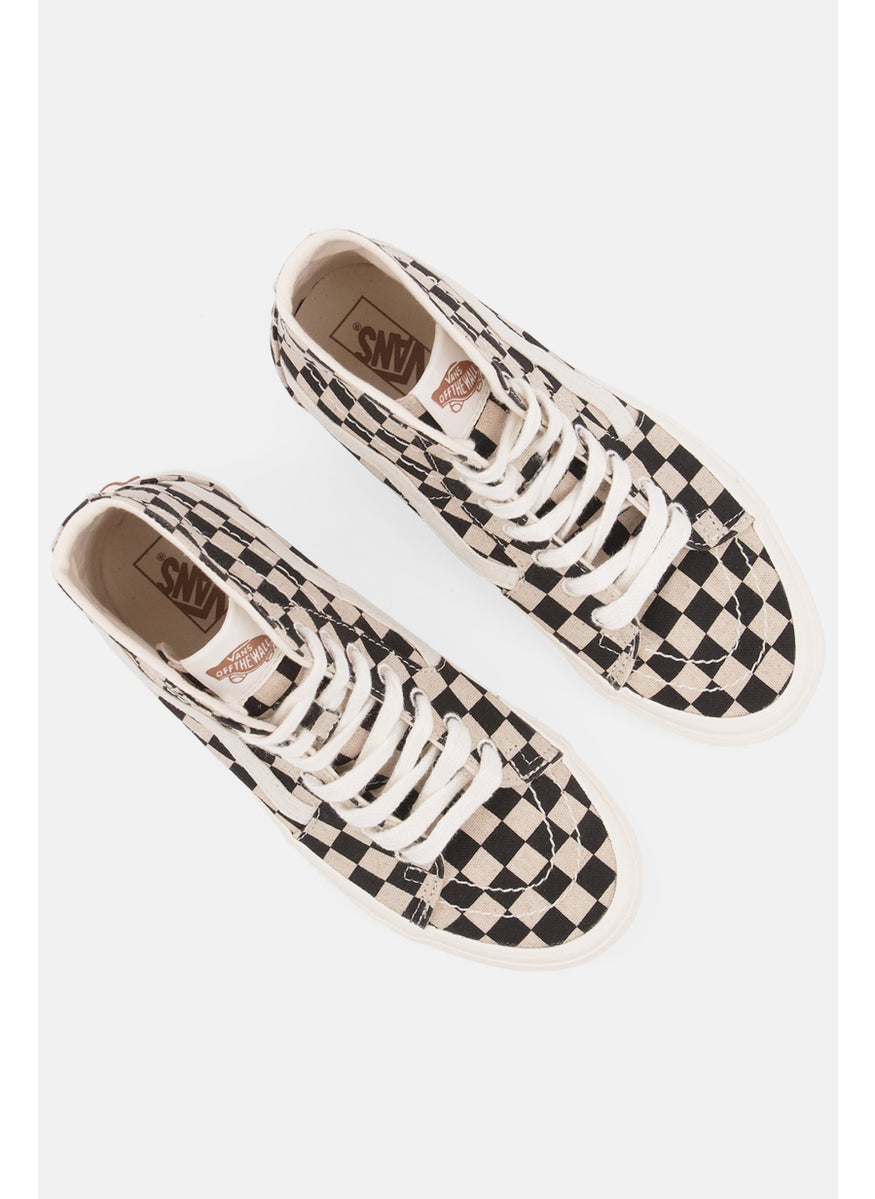 VANS - Women Sk8-Hi Tapered High Cut Sports Shoes, Beige - Image 1