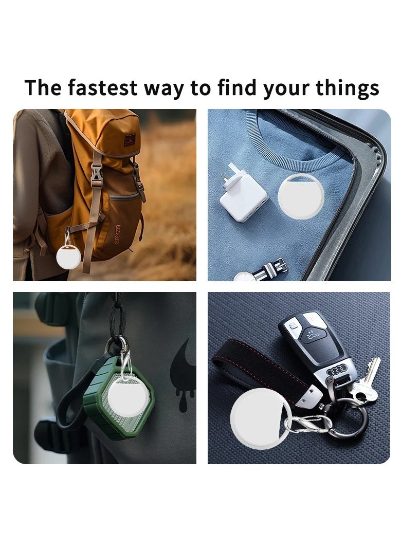 UanTii - Smart Finder Bluetooth Tacker Smart AirTag Anti Lose Reminder key Finder Works with IOS Find My App (White-1pcs) - Image 1