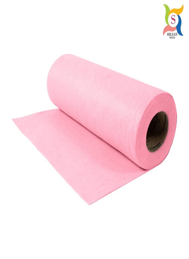 Hilsan Anti Bacterial Chamois Cleansing Reusable Cloth Towel Wipes Roll - Sheet 17, Pink - Image 2