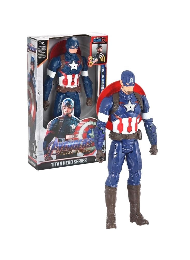 AVENGERS Captain America Action Figure with Shield Superhero - Image 1