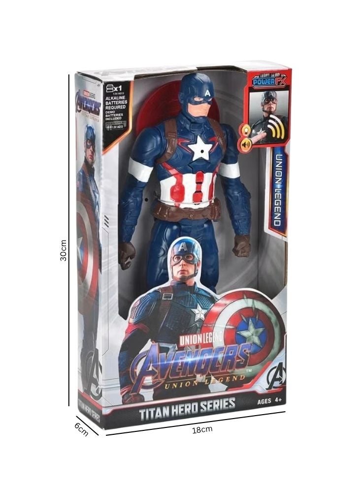 AVENGERS Captain America Action Figure with Shield Superhero - Image 4