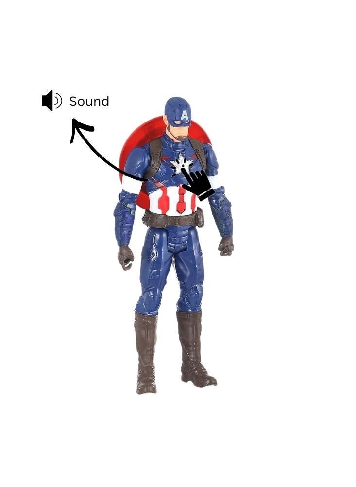 AVENGERS Captain America Action Figure with Shield Superhero - Image 3