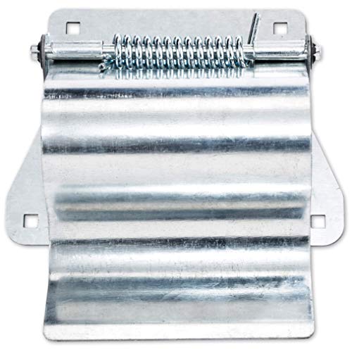 LUMAX LX-1188 Silver 6.00" x 6.50" x 1.375" Heavy Duty Shovel Bracket, Ideal for Wall or Truck Mounting - Image 1