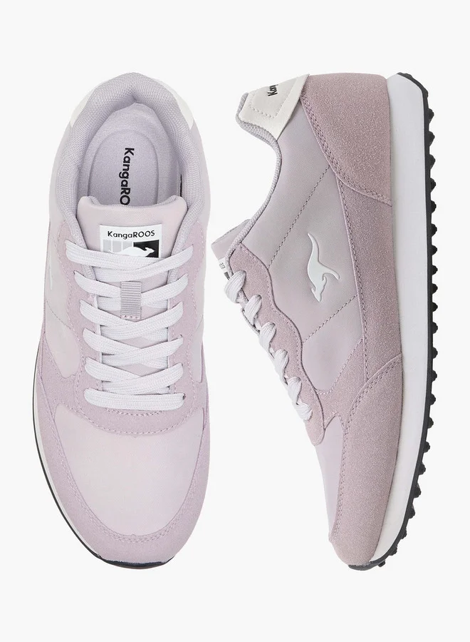 كانغاروس Women's Panelled Lace-Up Sneakers