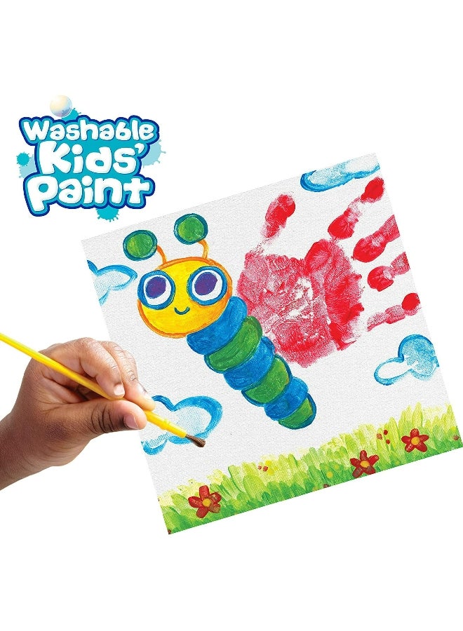 Crayola Kids Washable Paint Pots with Brush Multicolour 24.13 x 11.74 x 2.7 cm CRA5401251015 - Image 5