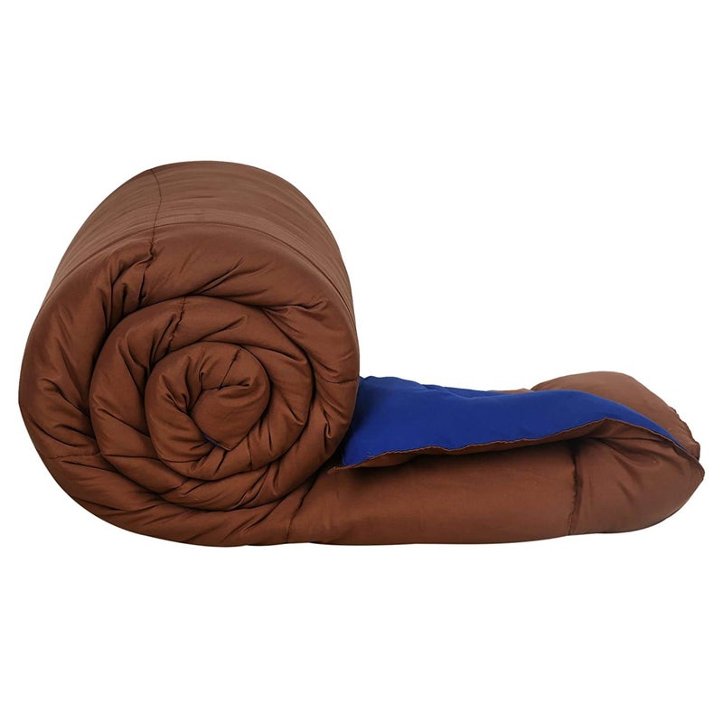 SVT Microfiber 200TC Comforter Single_Blue Coffee - Image 4