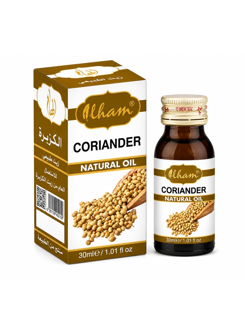 Ilham 100% Pure & Natural Coriander Oil, 30ml - Image 1