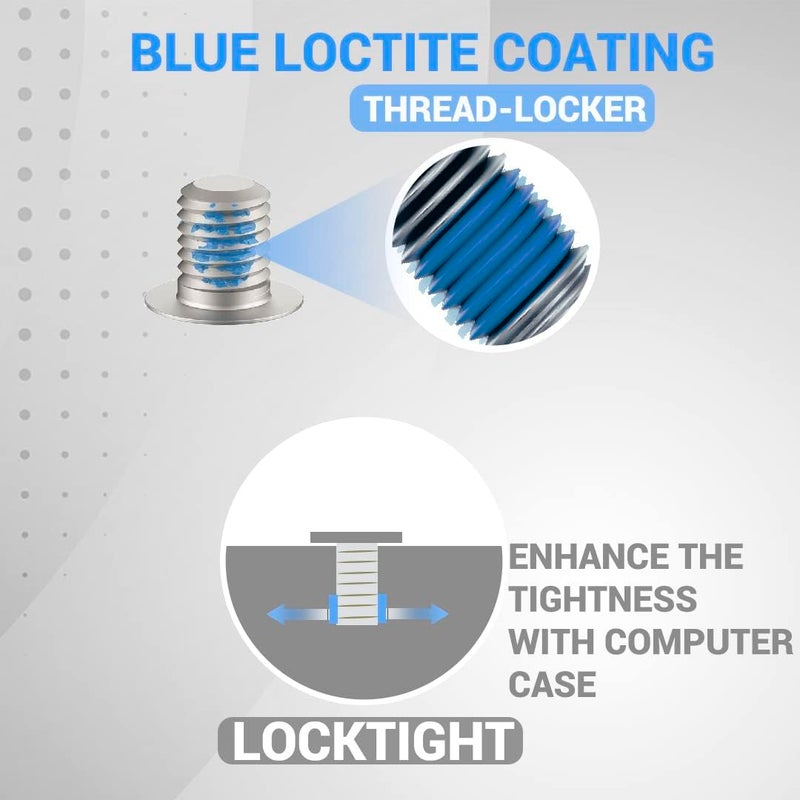 LeFix 12PCS M2x3 Torx T5 Screws + 1 Screwdriver Compatible with Dell XPS 13 9300 9305 9343 9350 9360 |XPS 15 9550 9560 9570|Precision M5510 5520 5530 5540,for Razer Blade,HP Envy 13|(Silver) - Image 2