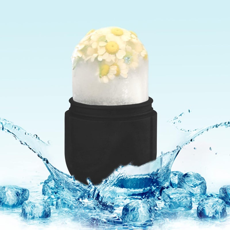 Aethland Ice Roller for Face and Eye Upgrated Ice Face Roller Ice Facial CubeFacial Ice Roller Skin Care Tool for Eye Puffiness Relief Remove Fine Lines Beauty Gift for WomenBlack - Image 2