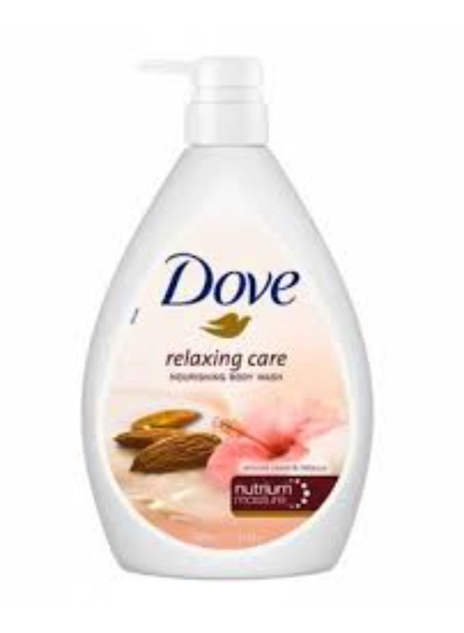 Dove Relaxing Care Body Wash with Almond Cream and Hibiscus Extract - 1000 ml