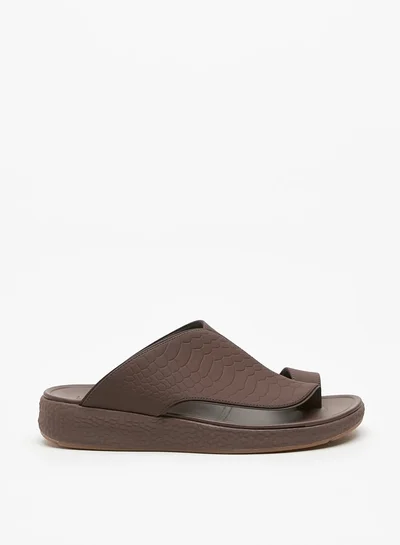 Le Confort Men's Textured Slip-On Arabic Sandals