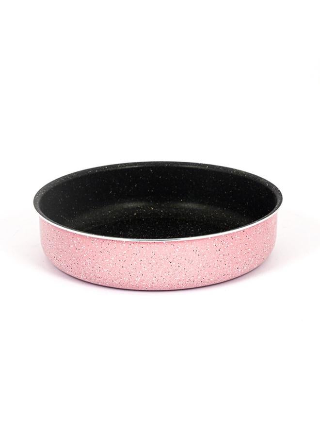 Rocky Granite Tray 34 Cm Round Pink