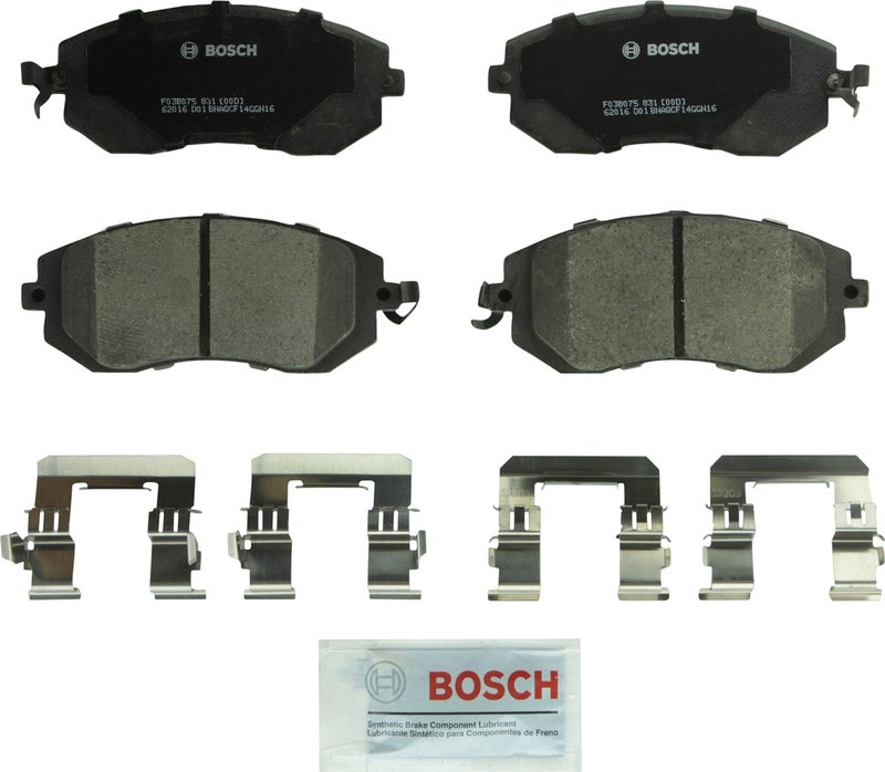 BOSCH BC1539 QuietCast Premium Ceramic Disc Brake Pad Set - Compatible with Select Scion FR-S; Subaru BRZ, Crosstrek, XV Crosstrek, Forester, Impreza, Legacy, Outback; Toyota 86; FRONT - Image 2