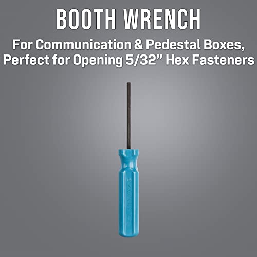 Jonard Tools BW-532-3 Hex Booth Wrench Tamperproof Screwdriver, 5/32" Head, 3" Shaft - Image 2