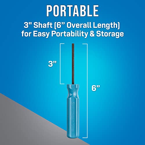 Jonard Tools BW-532-3 Hex Booth Wrench Tamperproof Screwdriver, 5/32" Head, 3" Shaft - Image 4
