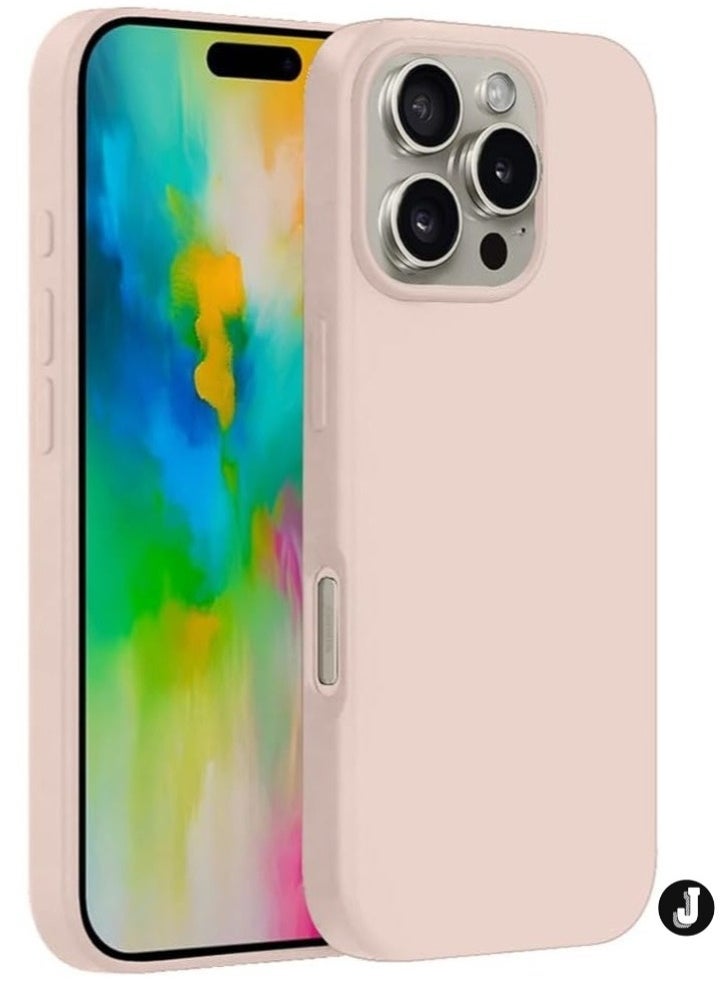 JAJEEK "Ultra Slim Liquid Silicone Case for iPhone 16 Pro - Soft Anti-Scratch Microfiber Lining & Drop Protection" - Image 1