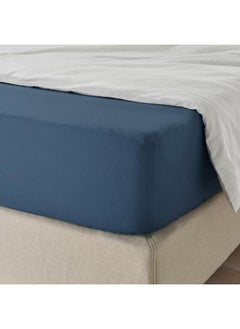 Generic Fitted sheet, dark blue, 180x200 cm  - Image 2